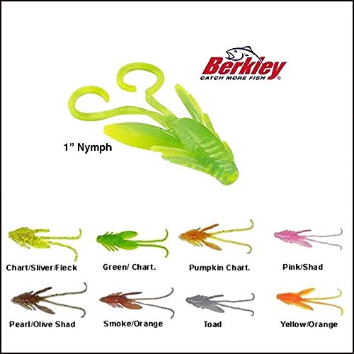 PowerBait Power Nymph Green Chartreuse Fishing Bait - 12 Count
