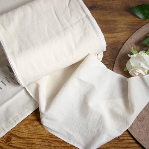 SageAbay Bengkung Belly Binding Wrap, Organic Cotton Postpartum Belly Band, Hip and Waist Support (Off White)