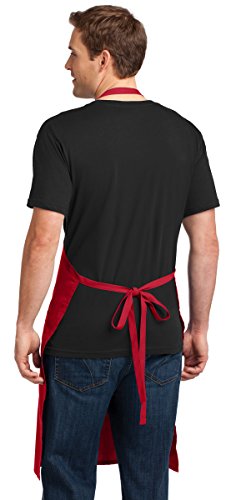 NC State Wolfpack Apron - Adjustable Neck, 3 Pockets, 34.5 x 25 in