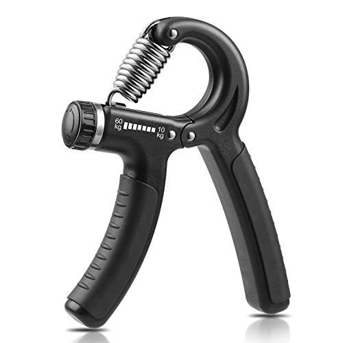 Adjustable Grip Strength Trainer - Black - 1 Pack