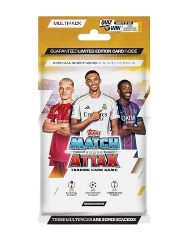 Topps Match Attax 2025/26 Multipack - Includes Limited Edition Card