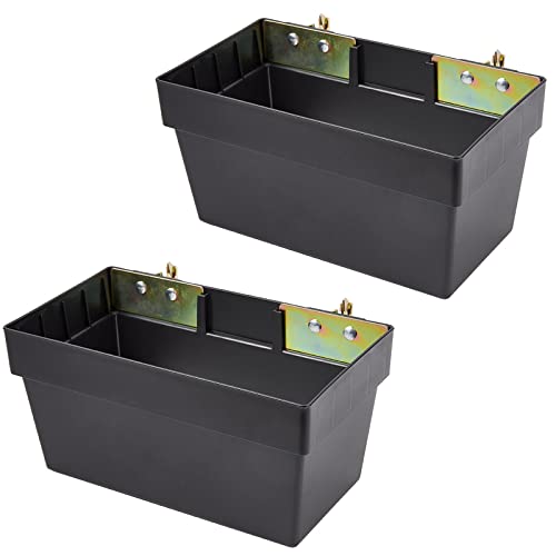 E-Track Storage Bin 2 Pack - Heavy-Duty Organizer Baskets for Trucks
