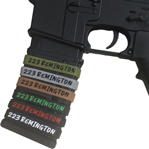 Magazine Marking Bands for .223 Remington - 12 Pack Gray-Black