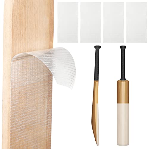 Cricket Bat Protection Sheets - 4 Pcs Anti Scuff Tape, One Size