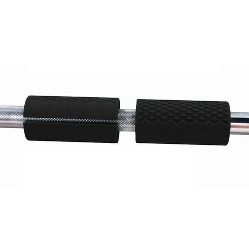 IADUMO 1"Barbell Grip Upgraded Thick Dumbbell Grips,Gym Exercise Equipment Dumbbell Grips,Thick Silicone Rubber Arm Blasters Strength Fitness Training,Perfect for Bodybuilding&Weightlifting（Black）