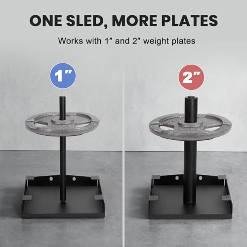 Weight Sled for Speed & Strength Training - 150 lb Capacity