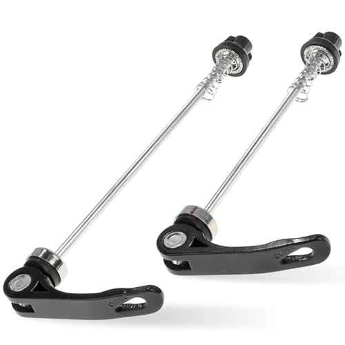 Quick Release Skewers for Mountain & Road Bikes - 1 Pair