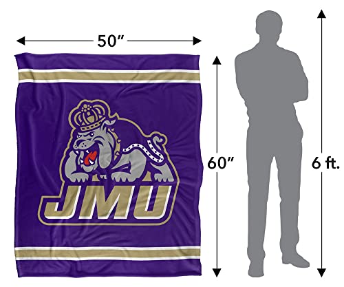 Collegiate Logo Throw Blanket - 50" x 60" James Madison University