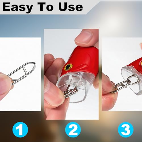 100pcs Stainless Steel Fishing Speed Clips - Quick Change Clips
