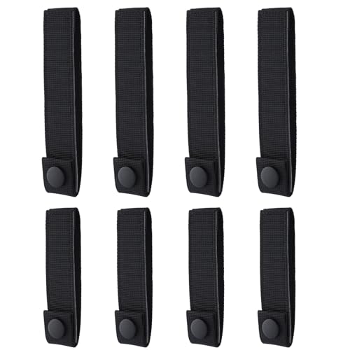 Heavy-Duty MOLLE Straps - 8 Pack Nylon Connectors for Tactical Gear & Backpack Attachment