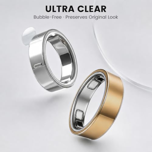 Ultra-Thin Clear Protective Skin Cover for Oura Ring 5 - Size 9