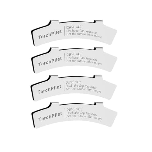 4-Piece Bicycle Brake Pads & Rotor Alignment Tool Set - 304 Stainless Steel