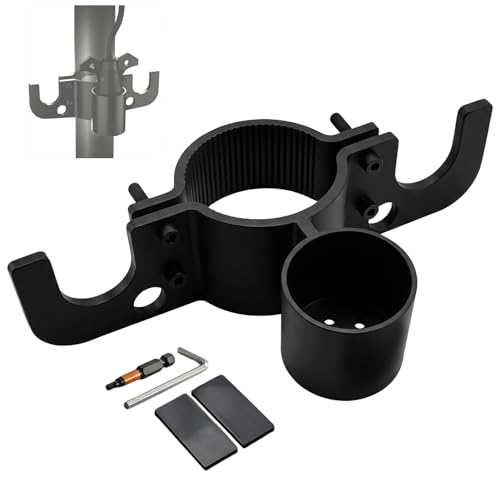 Aluminum Trailer Chain Holder with 7-Way Plug Organizer