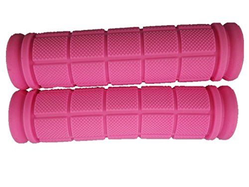 Urban-Style Fixed Gear Handlebar Grips - Hot Pink Rubber MTB