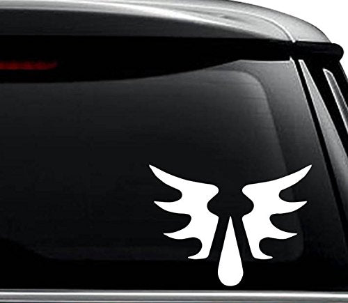 Blood Angel Wings Decal Sticker - 6 Inch Gloss White
