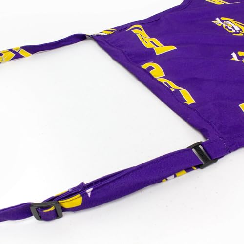 Adjustable Cotton BBQ Apron with 9" Pocket for Tailgating