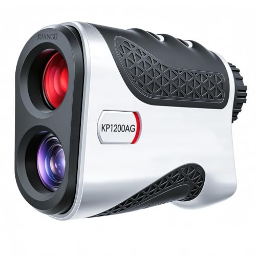 Golf Rangefinder with Slope - 1200 Yards, 7X Magnification, Black