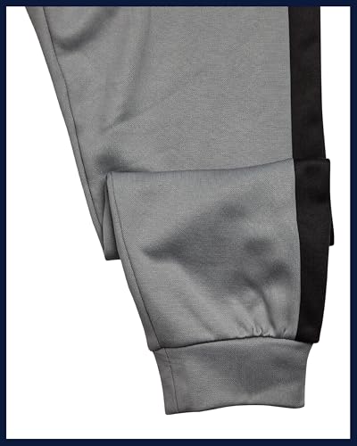 Reebok Boys Joggers 4 Pack Athletic Sweatpants with Elastic Waistband - Black & Navy Variations