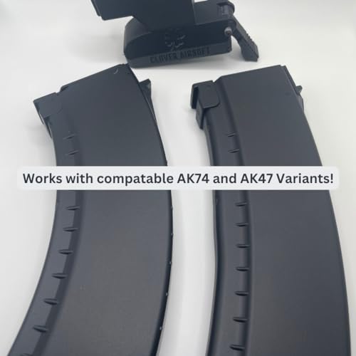 Airsoft Magazine Adapter for Odin M12 & Sidewinders - Black AK AEG