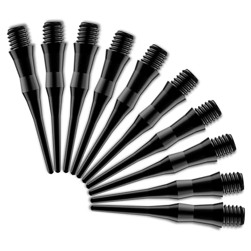 2BA Thread Soft Tip Dart Points - 100 Pack Replacement Tips