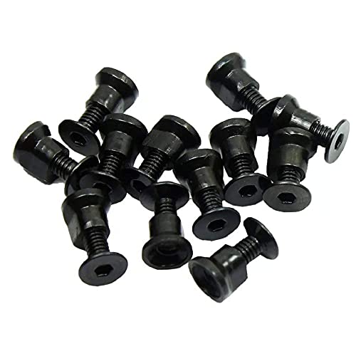 KeyMod Rail Screws Set - 12 Heavy Duty Steel Screws with Nuts