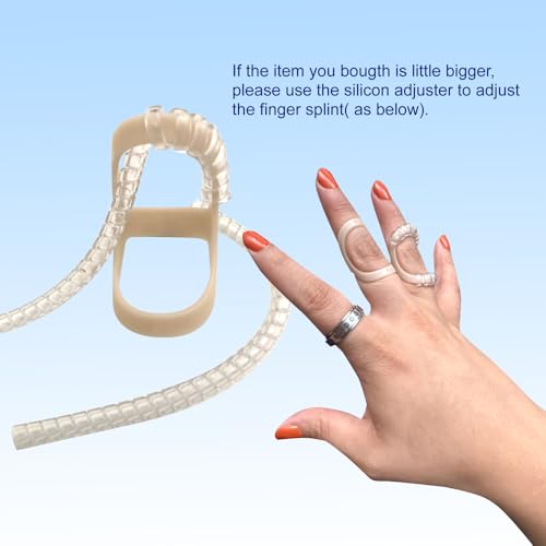 Large Oval Finger Splints 8pcs for Arthritis & Trigger Finger