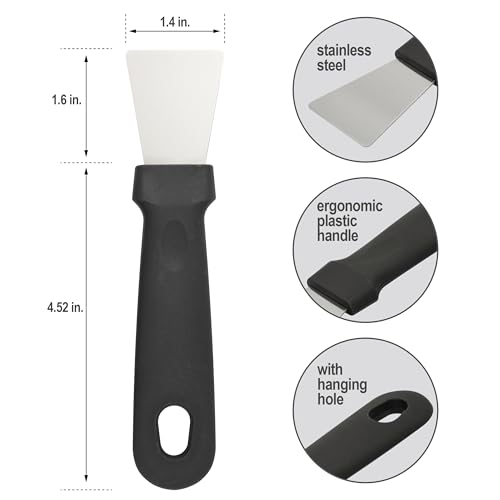 Generic 5Pcs Wire Brush and Scraper Set, Stainless Steel, Brass, Nylon Bristles, 3 Large Brushes, 2 Scrapers, Effortless Handling, Versatile Cleaning, Rust, Paint, Grease Removal