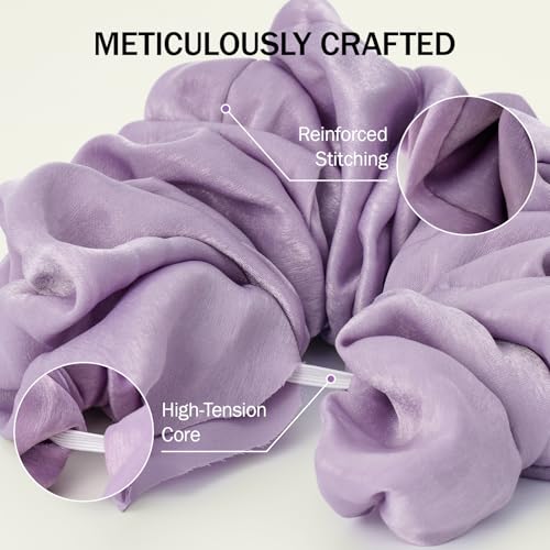 Stretchable Velvet Yoga Mat Holder Scrunchie - Purple