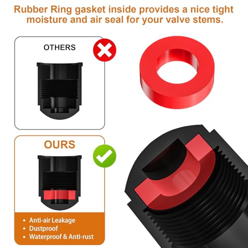 18-Piece Presta to Schrader Valve Adapter Kit with Pump Needles and Caps