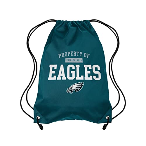 Philadelphia Eagles Drawstring Backpack - Property Of - One Size