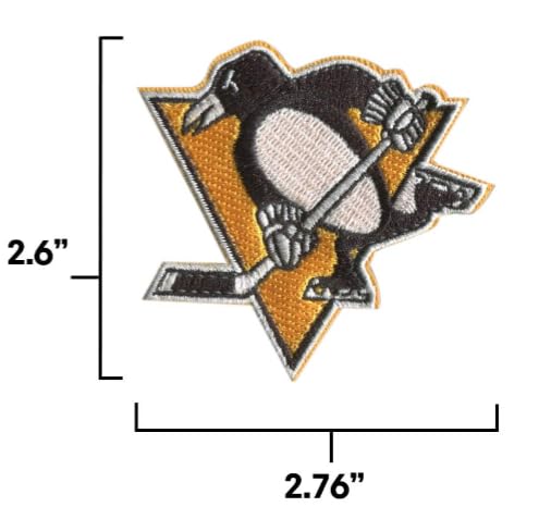 Pittsburgh Penguins NHL Hook Patch - Small Embroidered Design