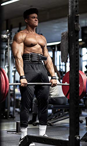 Lifting Straps & Wrist Wraps Bundle - Full Black - One Size
