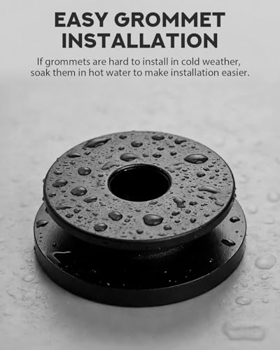 PBYMT 2014-2023 Harley Saddlebag Rubber Grommets & Support Cushions Mounts (4x Grommets + 4x Cushions)