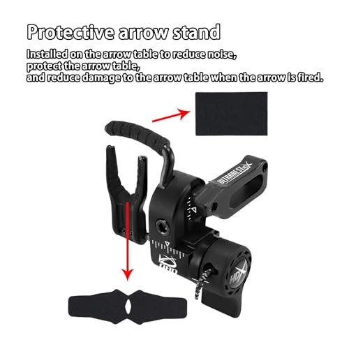 Anti-Slip Arrow Rest Stickers - 4 Sets for Compound Bows