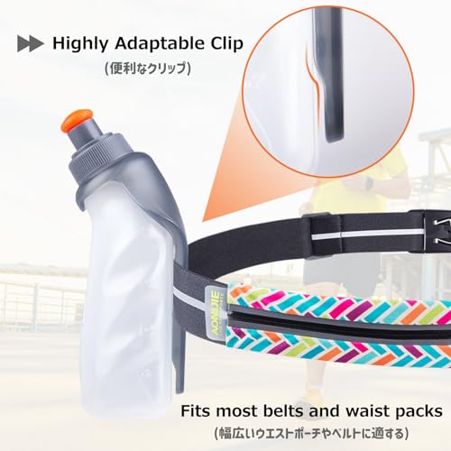 Leakproof 250ml Clip-on Water Bottle - BPA Free Hydration Flask