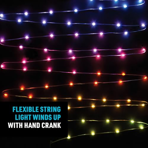 Nite Ize Radiant StarLit Rechargeable Lantern & String Lights, Waterproof, 200 Lumens