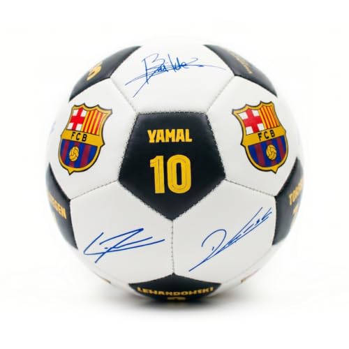 FC Barcelona Soccer Ball Size 5 - Team Signatures Training Football