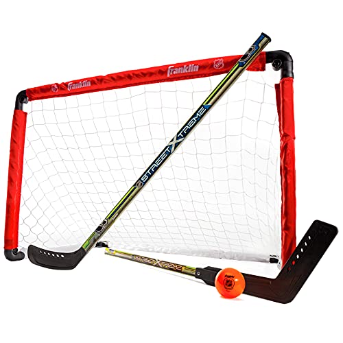NHL Kids Hockey Goal Set with 2 Sticks & Practice Ball