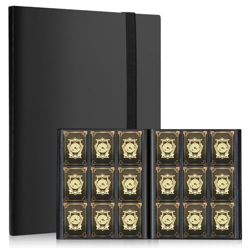 Premium Trading Card Binder - 9 Pockets - Black