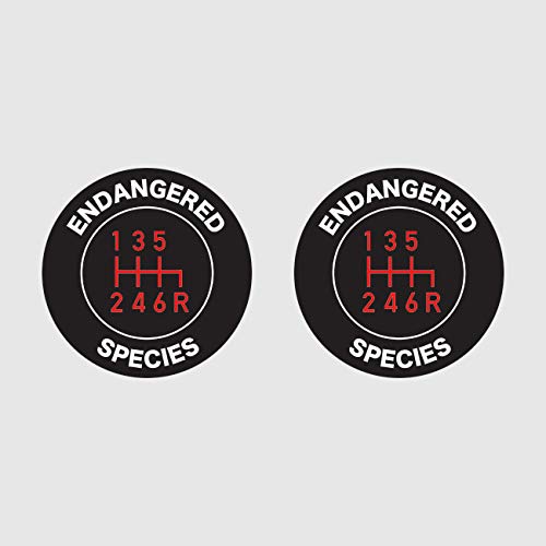 Endangered Species Sticker Pack - Manual Transmission Decals