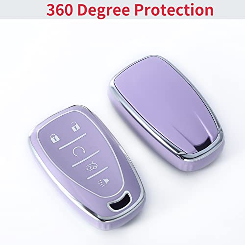 Soft TPU Key Fob Cover Case for Chevrolet - Full Protection