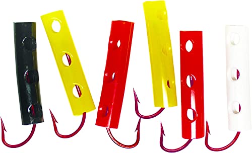 E-Z Load Dip Tubes with Treble Hook - Multi-Color (6 Pack)