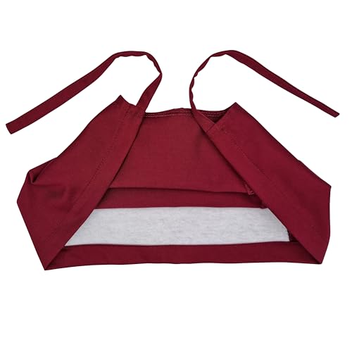 Women’s Red Working Scrub Cap - Adjustable, Lightweight & Washable