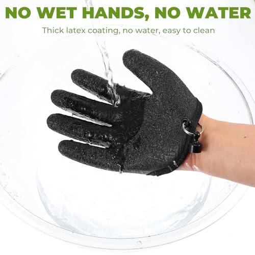 Waterproof Fishing Gloves with Magnetic Hook - 2 Pcs Non-Slip Grip