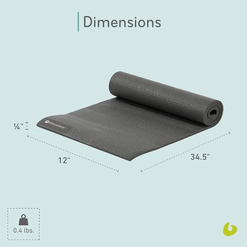 Mini Pilates and Yoga Mat - Compact Home Gym Exercise Mat