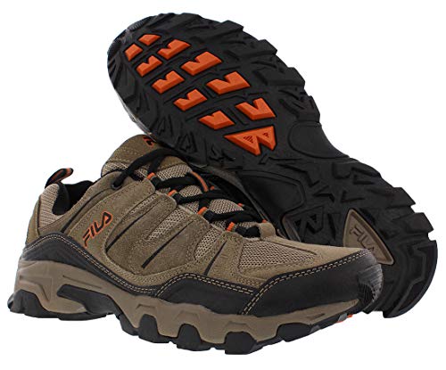 Fila Midland Men's Shoes Size 9 Brown/Orange - Sporty Casual Sneakers