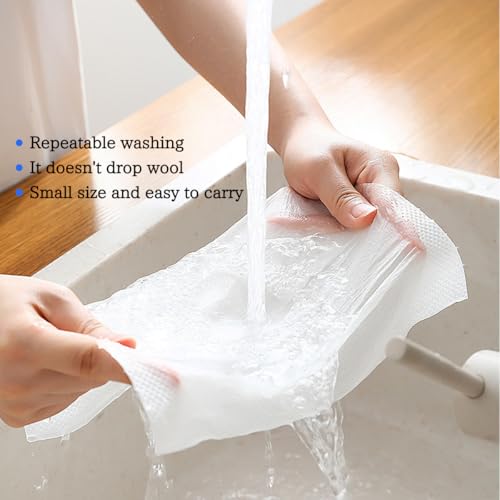 120 PCS Disposable Compressed Towels - Portable Travel Cleaning Cloths