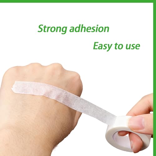 Aloe Infused Medical Tape - Low-Allergy, 1 in x 3 Rolls