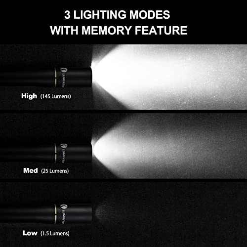 LUMINTOP Pen Light IYP365 Nichia High Color Rendering LED Flashlight, Pen Lights for Nurses, AAA Flashlight, Penlights for Doctors Diagnostic, Inspection, 3 Modes IP68 Waterproof