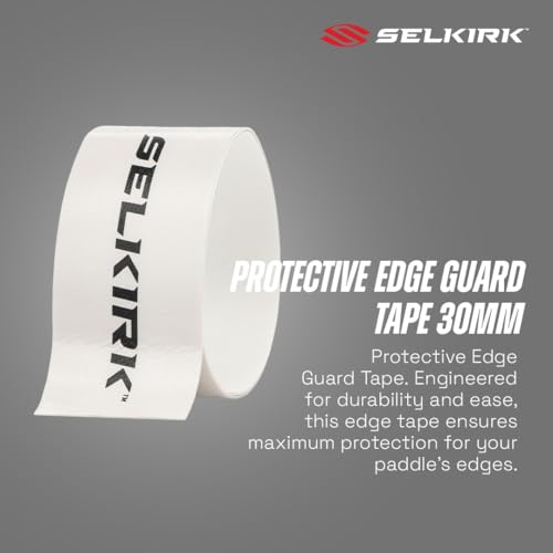 Pickleball Edge Guard Tape - 30mm White for Paddle Protection